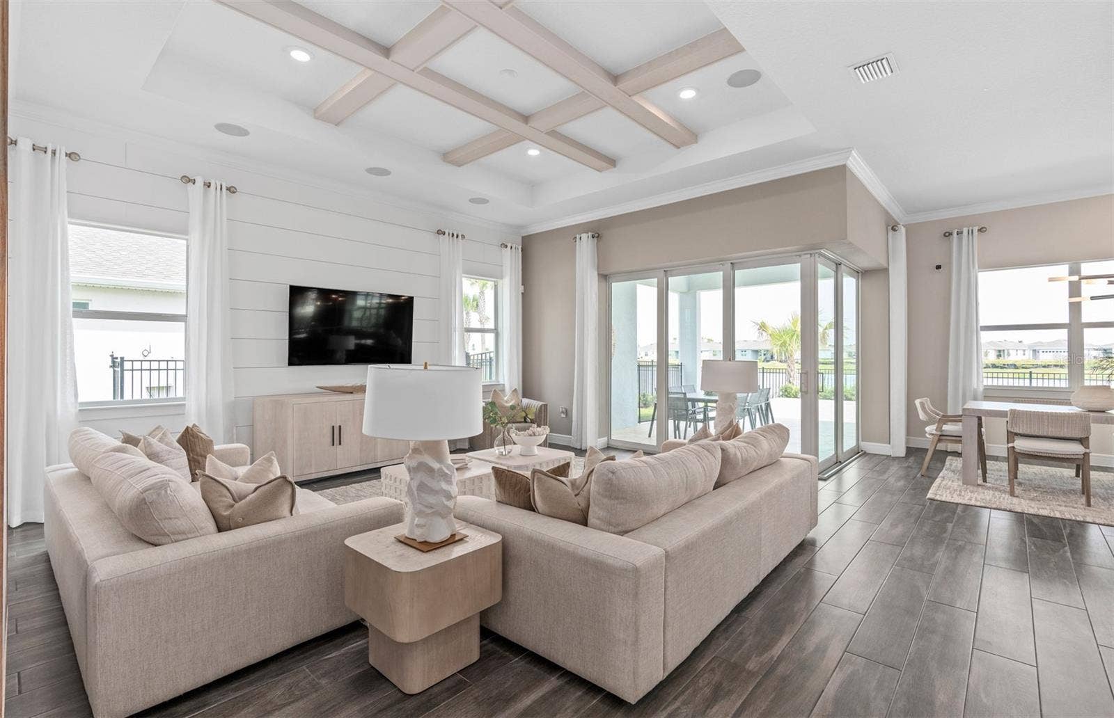 Model Home Design Only. Pictures and furnishings are for illustrative purposes only. Elevations, colors and options may vary. Furniture is for model home staging only.