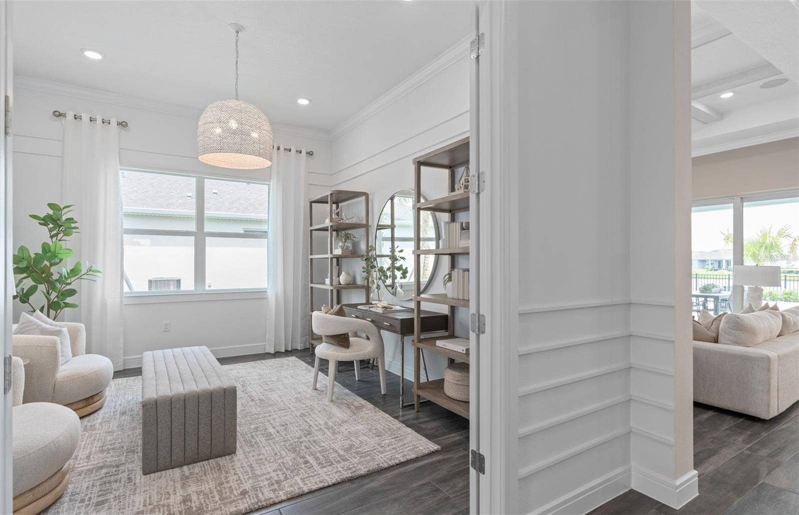 Model Home Design Only. Pictures and furnishings are for illustrative purposes only. Elevations, colors and options may vary. Furniture is for model home staging only.