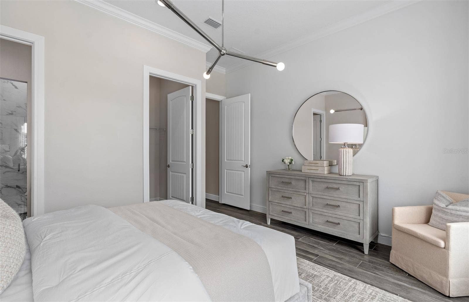 Model Home Design Only. Pictures and furnishings are for illustrative purposes only. Elevations, colors and options may vary. Furniture is for model home staging only.