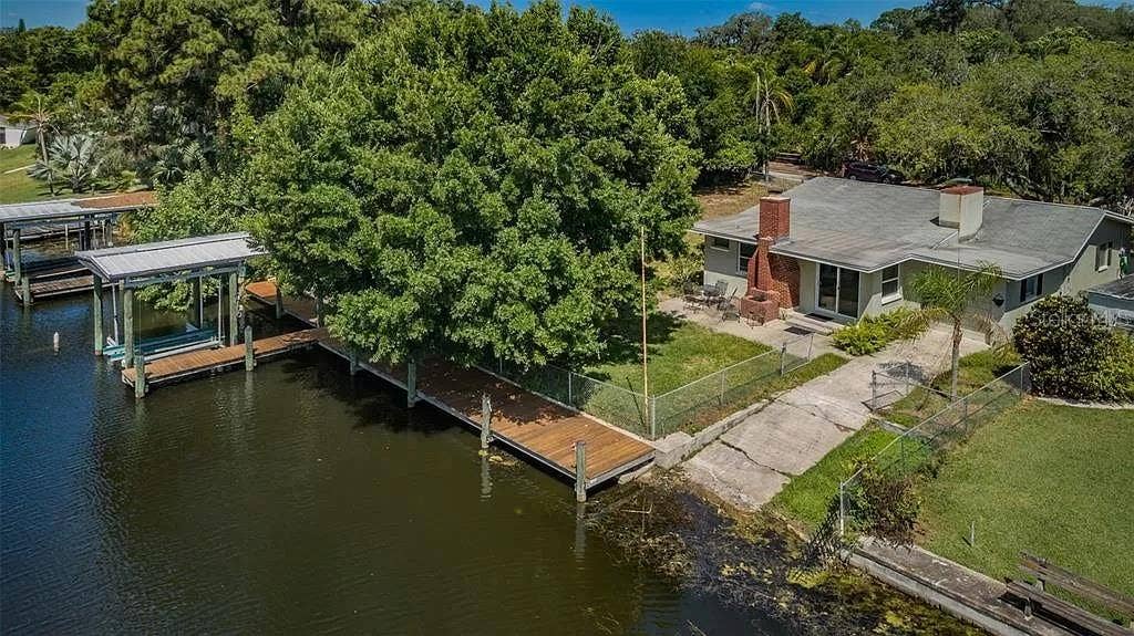 Aerial of back of house