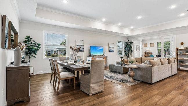 Model home - actual features may vary.