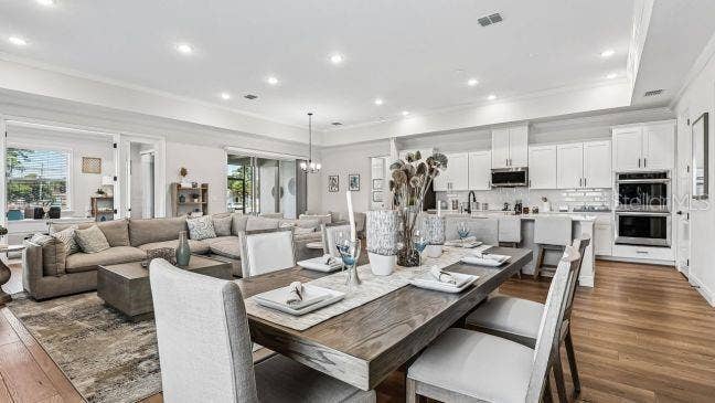 Model home - actual features may vary.