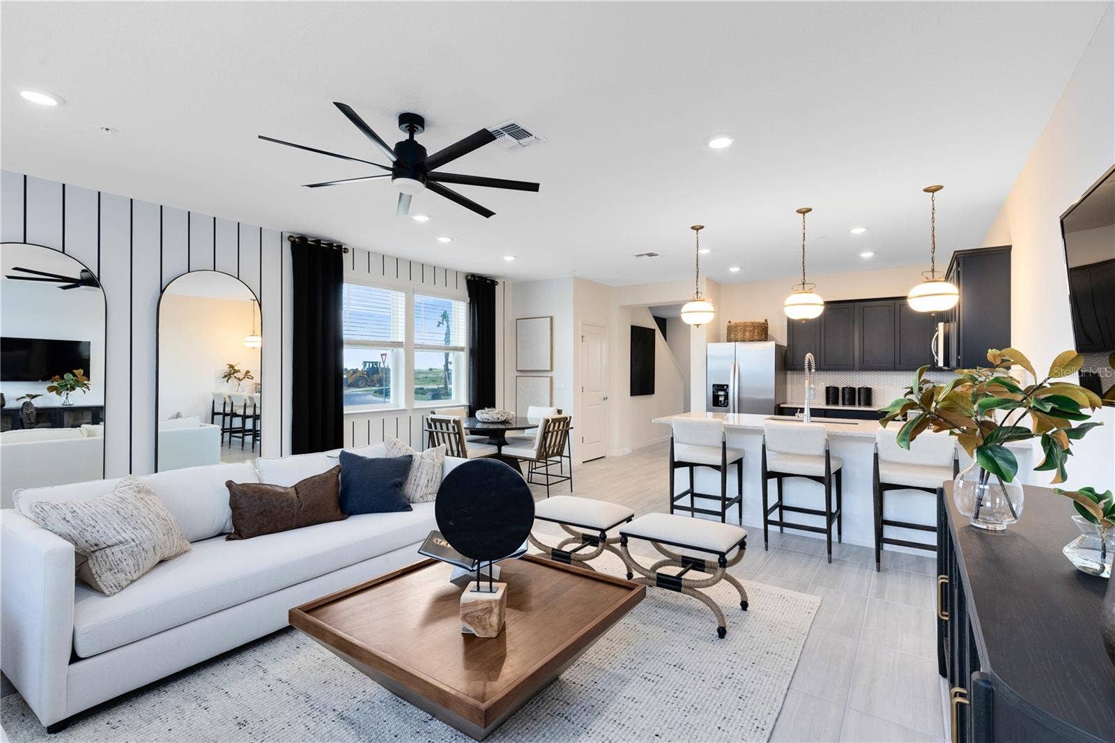 Model Home Design Only. Pictures and furnishings are for illustrative purposes only. Elevations, colors and options may vary. Furniture is for model home staging only.