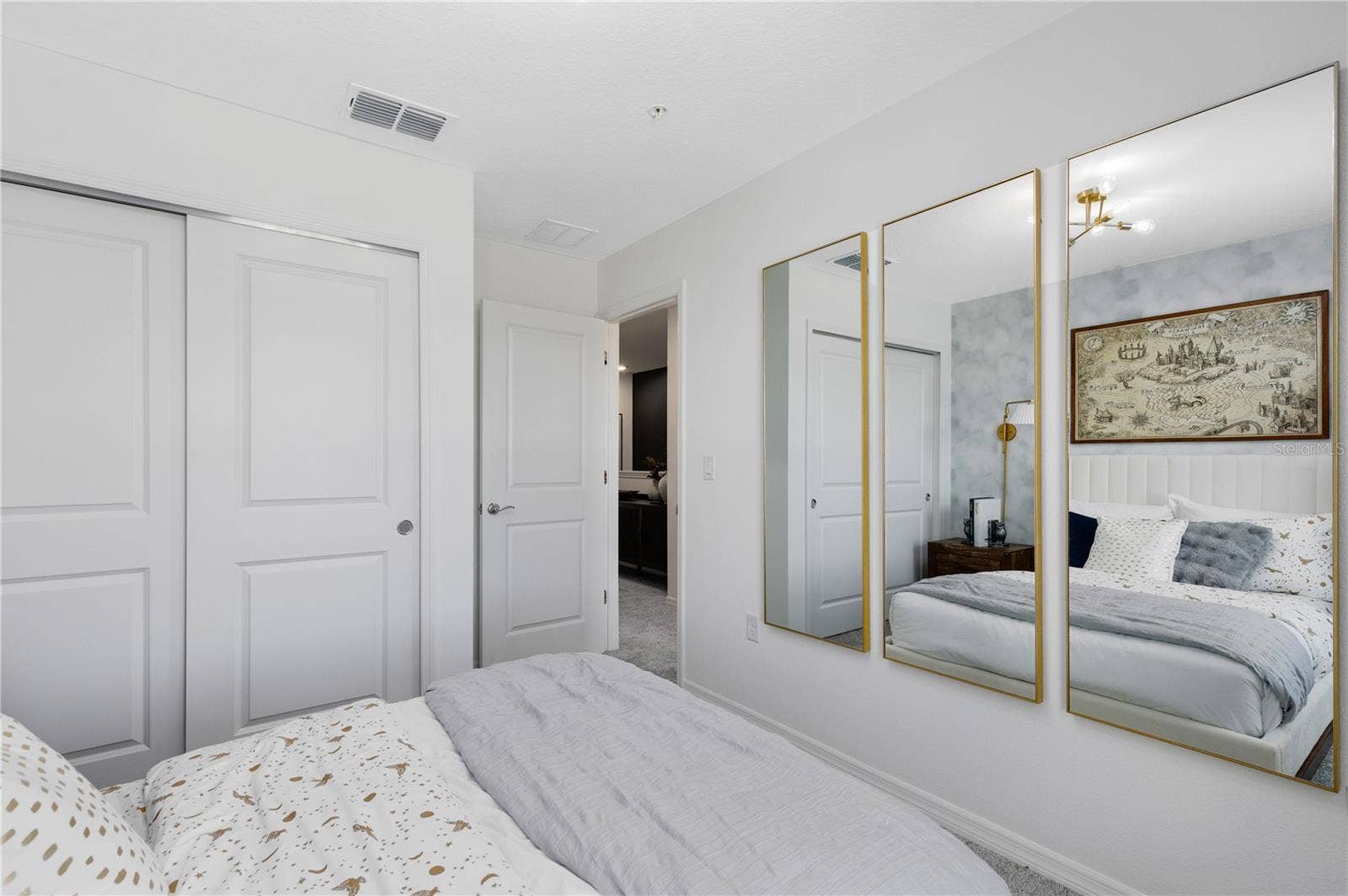 Model Home Design Only. Pictures and furnishings are for illustrative purposes only. Elevations, colors and options may vary. Furniture is for model home staging only.