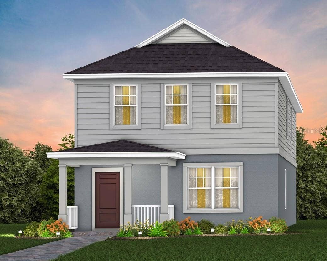 1174 FARM BRIDGE ROAD, Orlando, FL 32820 Exterior Design. Artistic rendering for this new construction home. Pictures are for illustrative purposes only. Elevations, colors and options may vary.