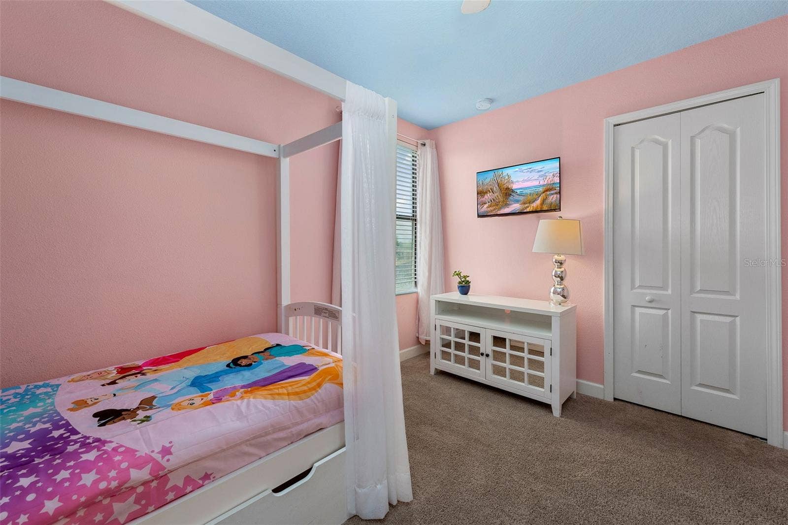 Additional View of the Princess Bedroom with Whimsical Furnishings and Cheerful Details