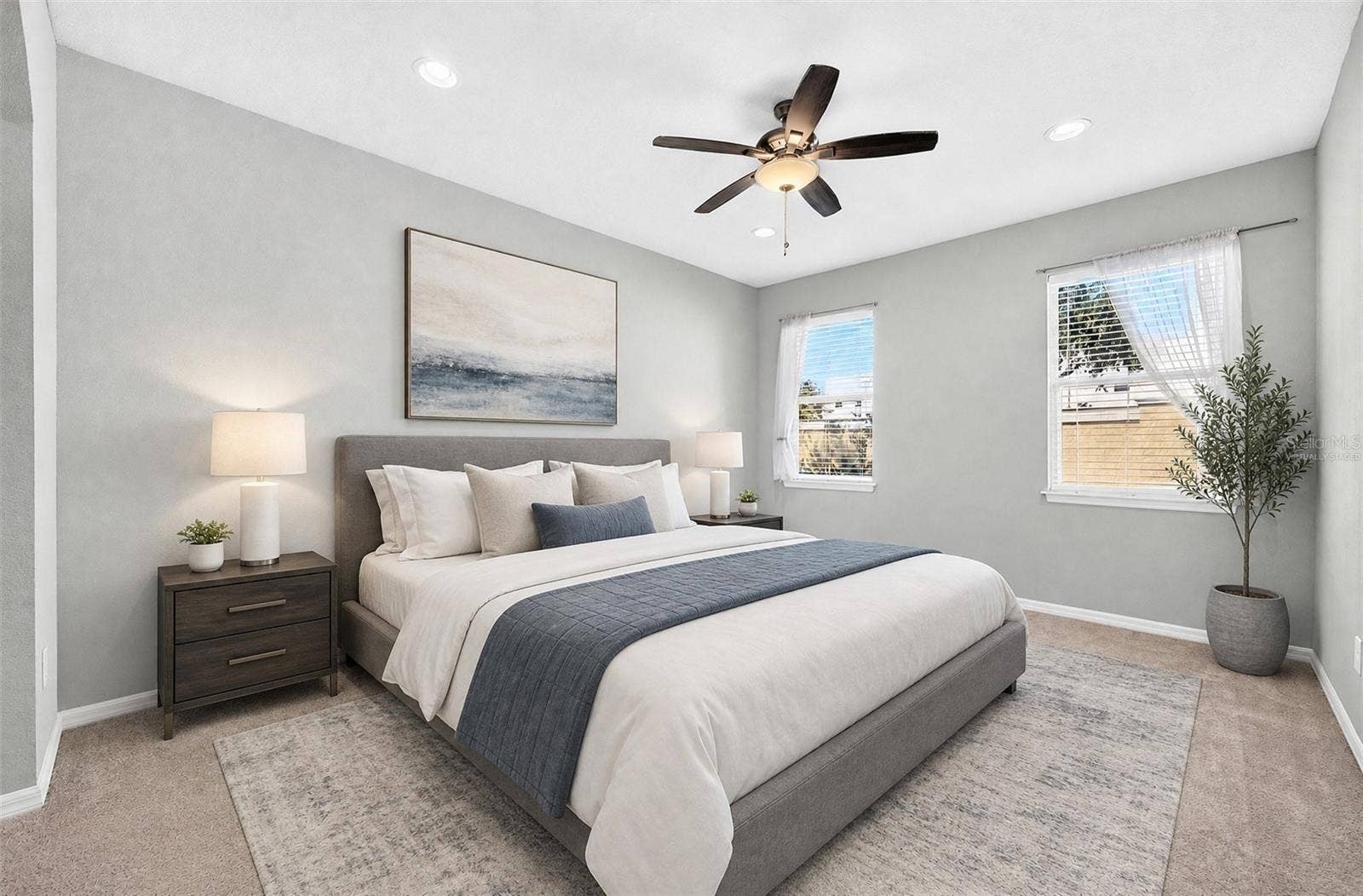 2128 LENNOX DALE LANE, Brandon, FL 33510 The SPACIOUS Primary Suite is also conveniently located on the main floor, offering a comfortable retreat at the end of the day. Virtually Staged