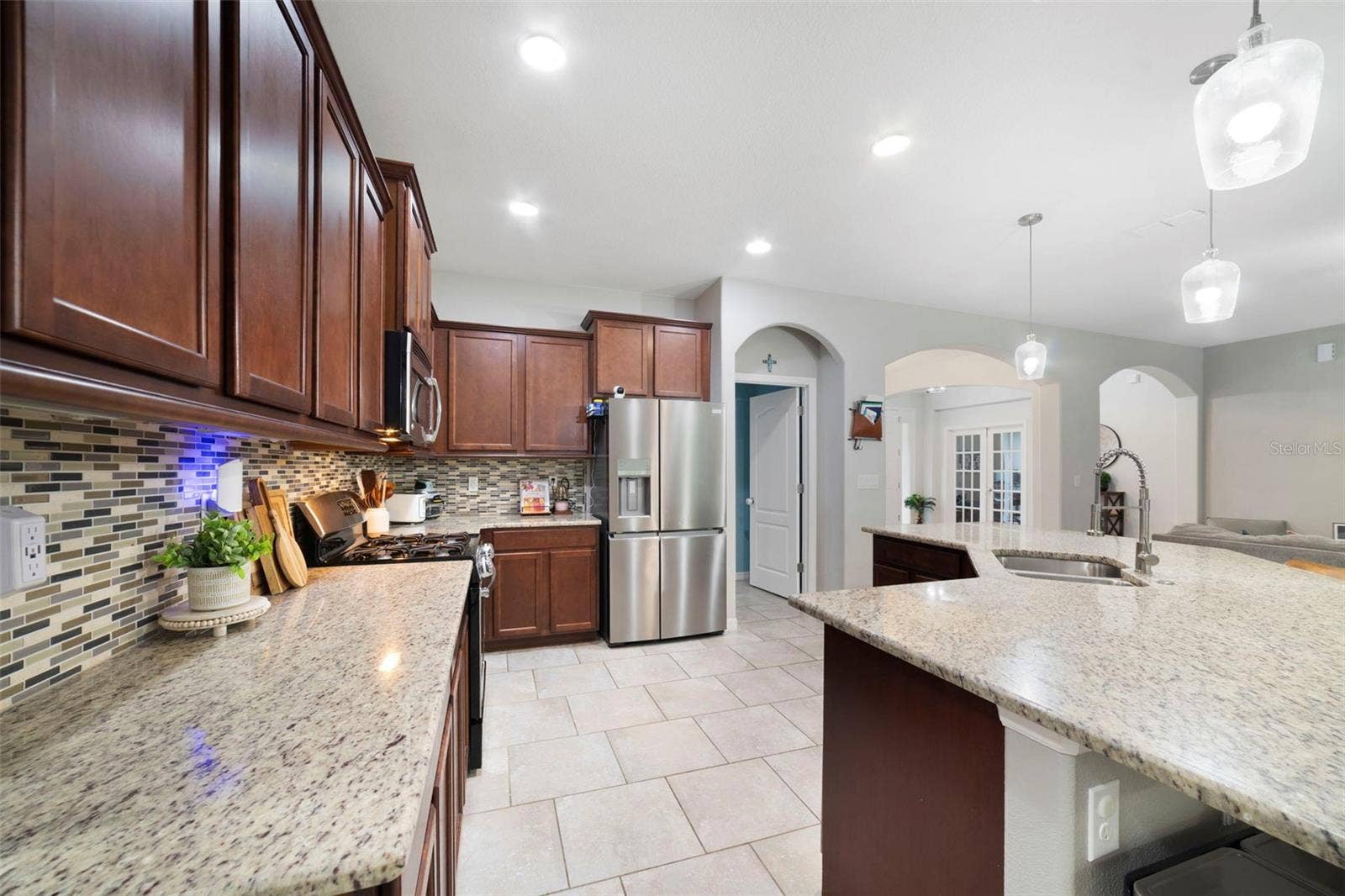 611 MEADOW SAGE DRIVE, Deland, FL 32724 Upgraded countertops, stainless steel appliances.