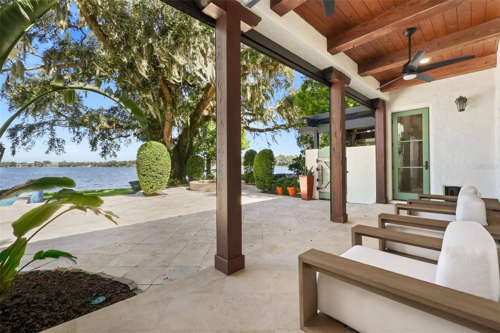 541 VIRGINIA DRIVE, Winter Park, FL 32789 Covered lanai with retractable screens