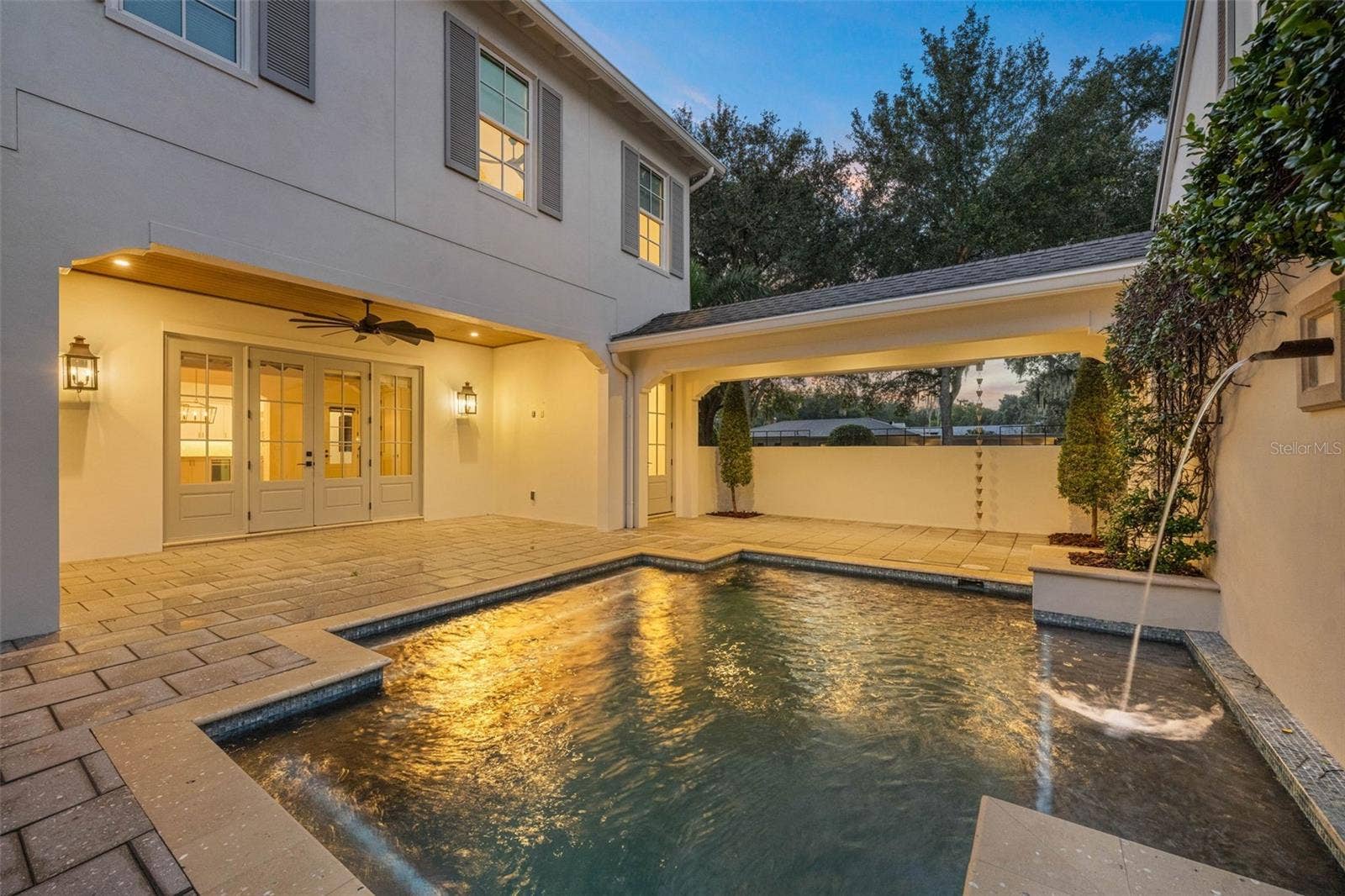 1900 SUNSET DRIVE, Winter Park, FL 32789 Private courtyard