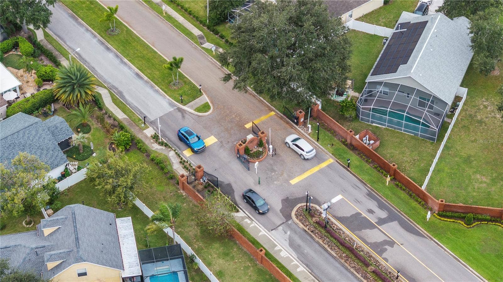 Weston Hills - aerial view Gated Community