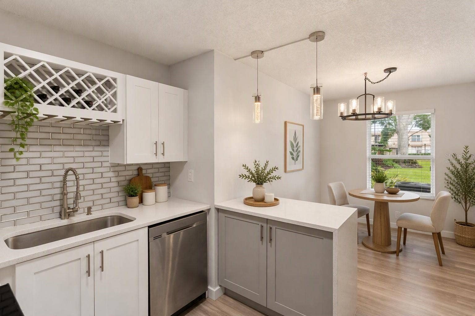 200 ST ANDREWS BOULEVARD, #906, Winter Park, FL 32792 Virtually Staged Kitchen and Dinette