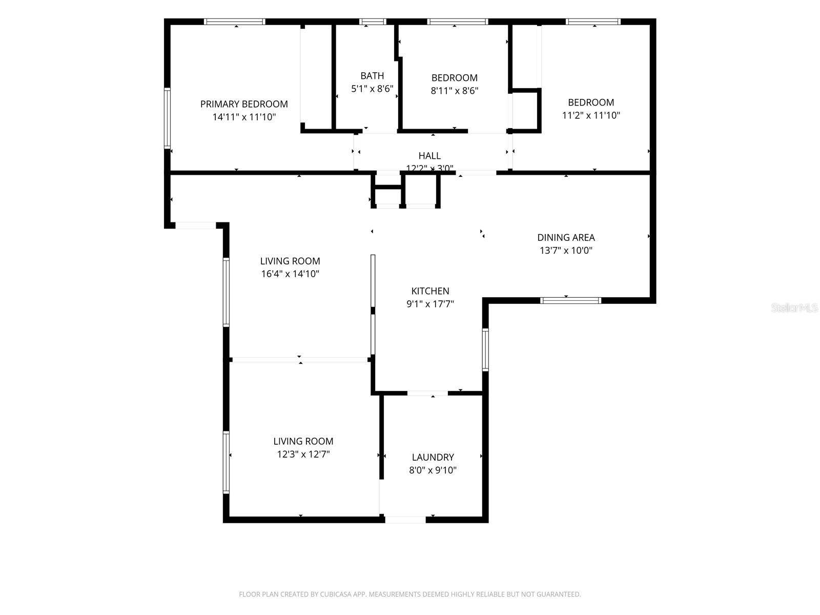 134 GROVE DRIVE, Haines City, FL 33844 Interior Floorplan