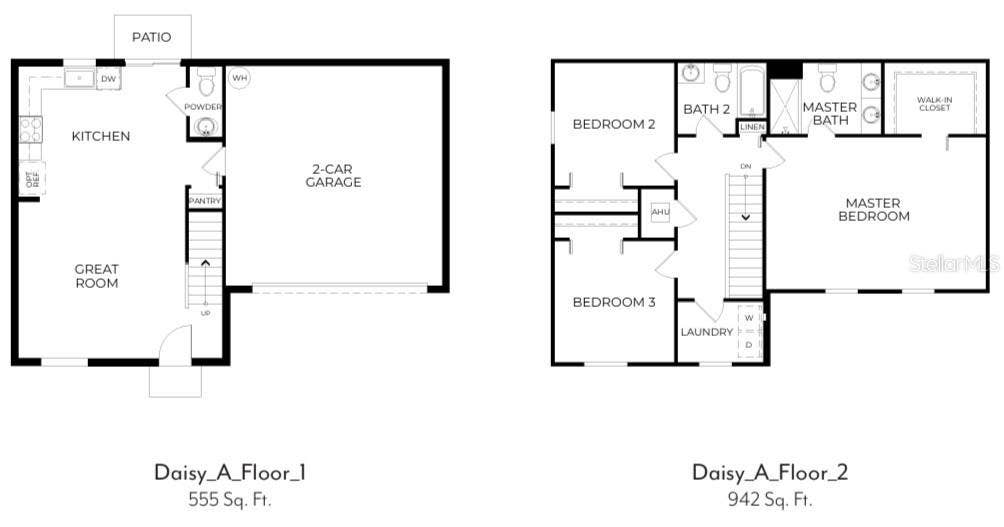 Floor Plan - Model home - actual features may vary.