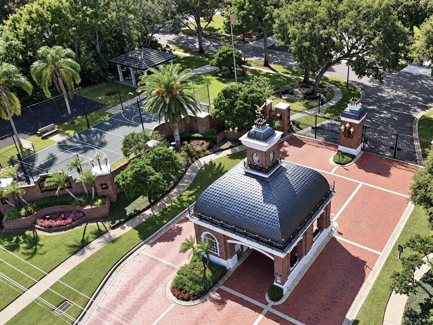 Park Springs gated entrance