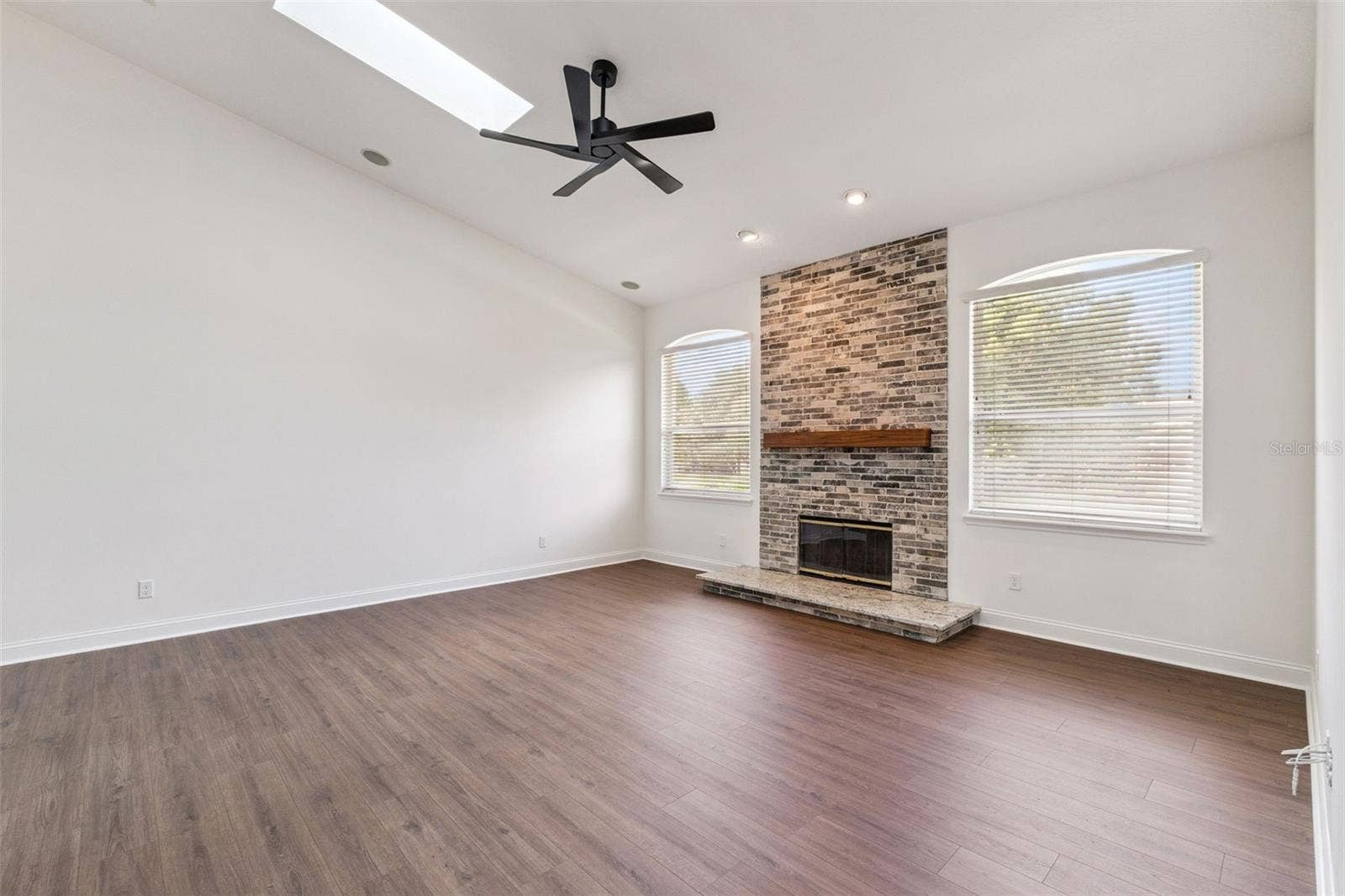 464 ELMWOOD CIRCLE, Lake Mary, FL 32746 Living Room with Fireplace