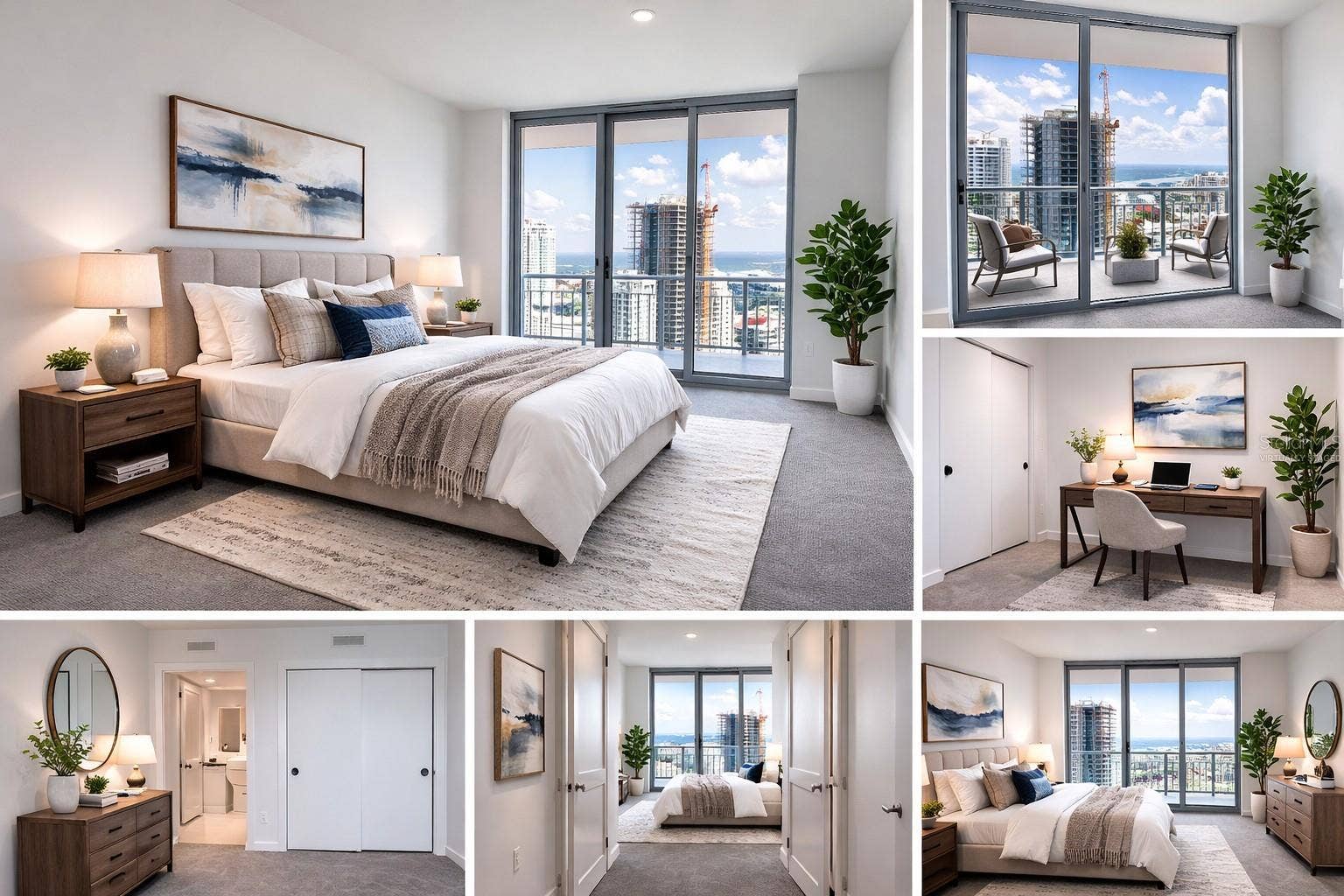 400 CENTRAL AVENUE, #2603, St Petersburg, FL 33701 Bedroom #2 - Virtually Staged