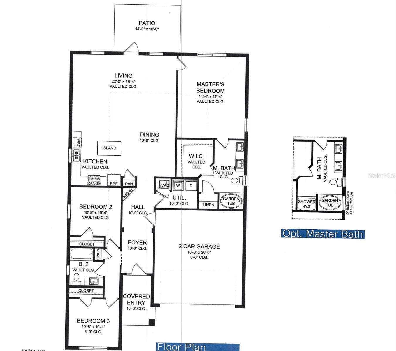 2397 NW 23RD AVENUE, Ocala, FL 34475 1720 Floor Plan