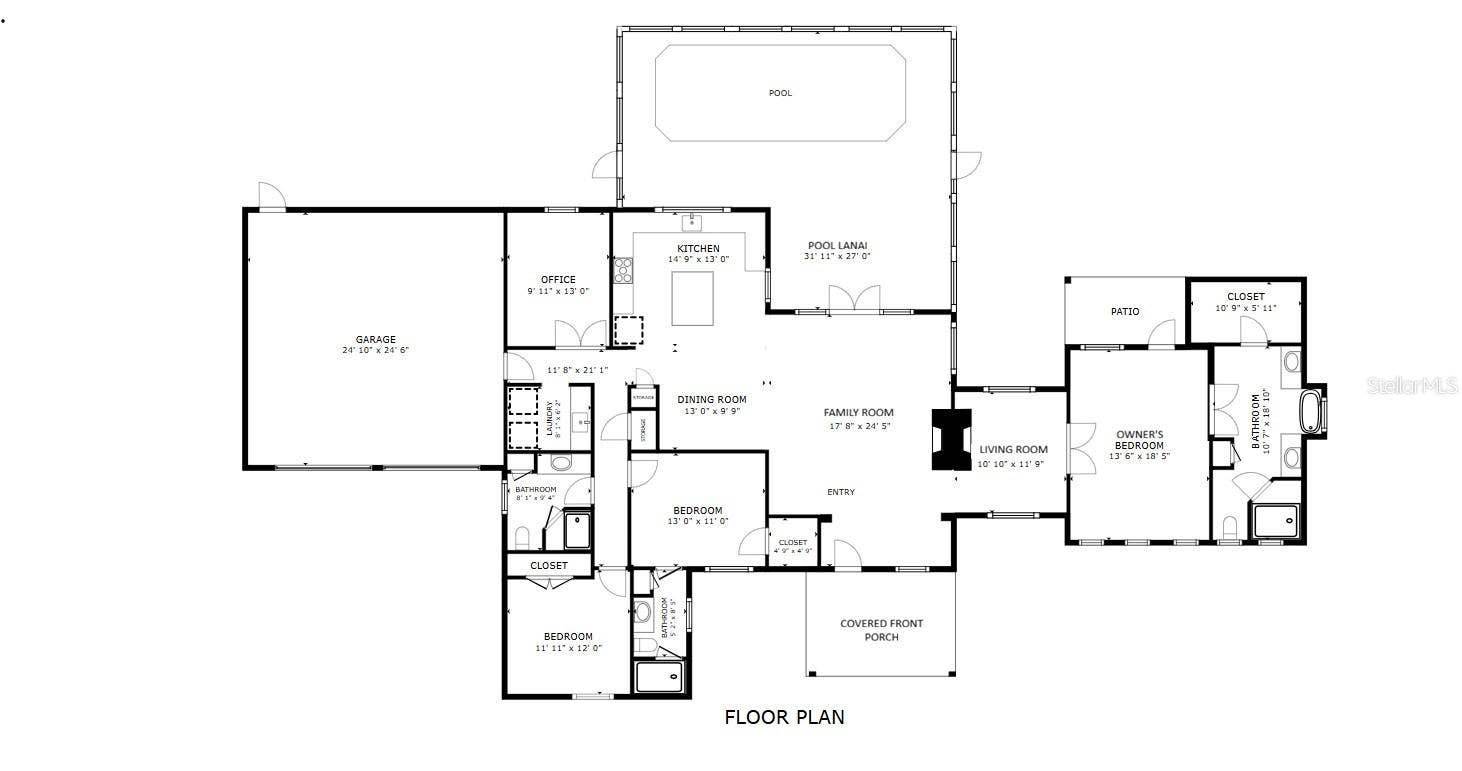 11691 SW 52ND AVENUE, Ocala, FL 34476 Floor Plan