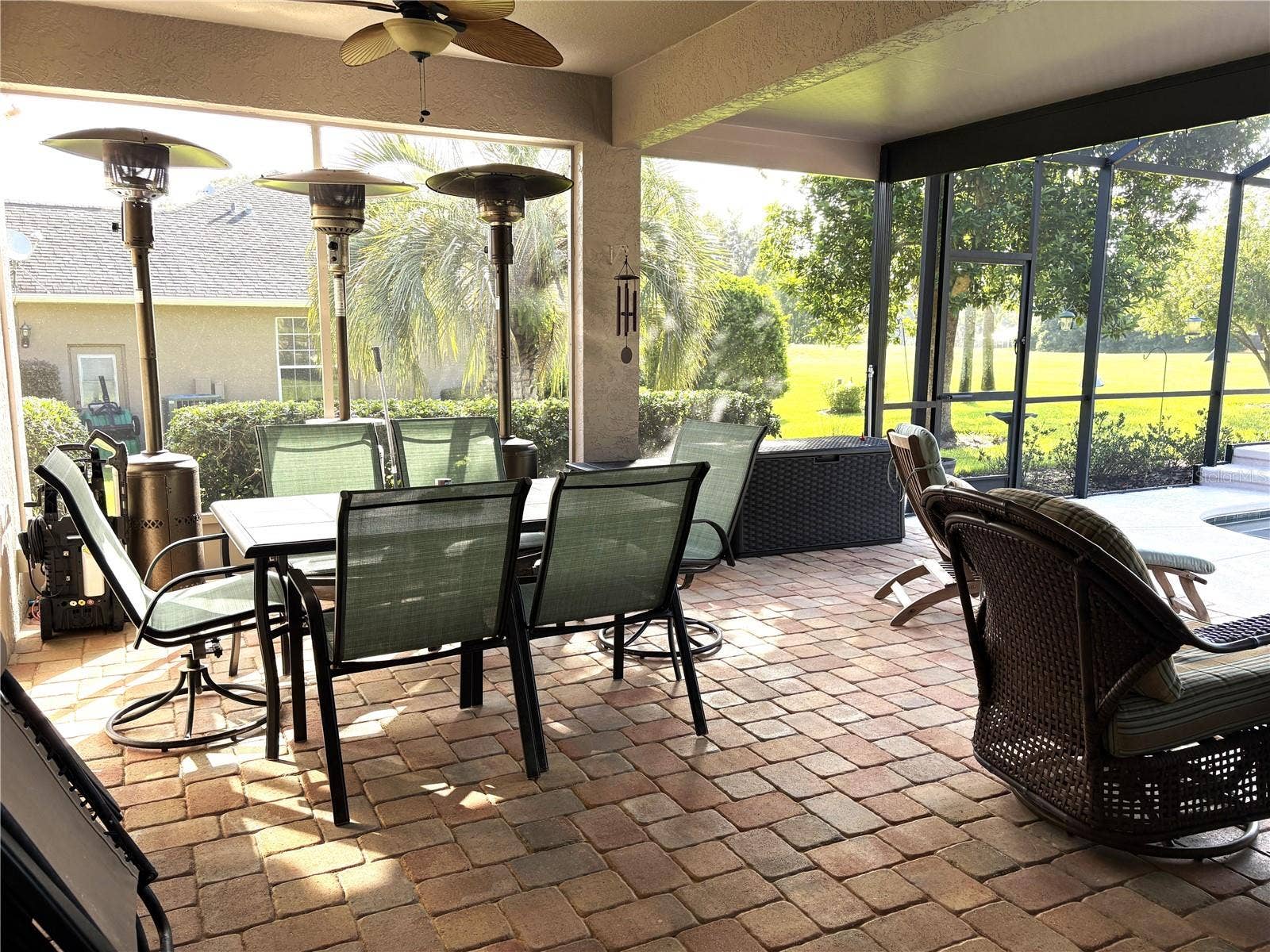 19588 SW 86TH LANE, Dunnellon, FL 34432 entering lanai from living space through a large slider