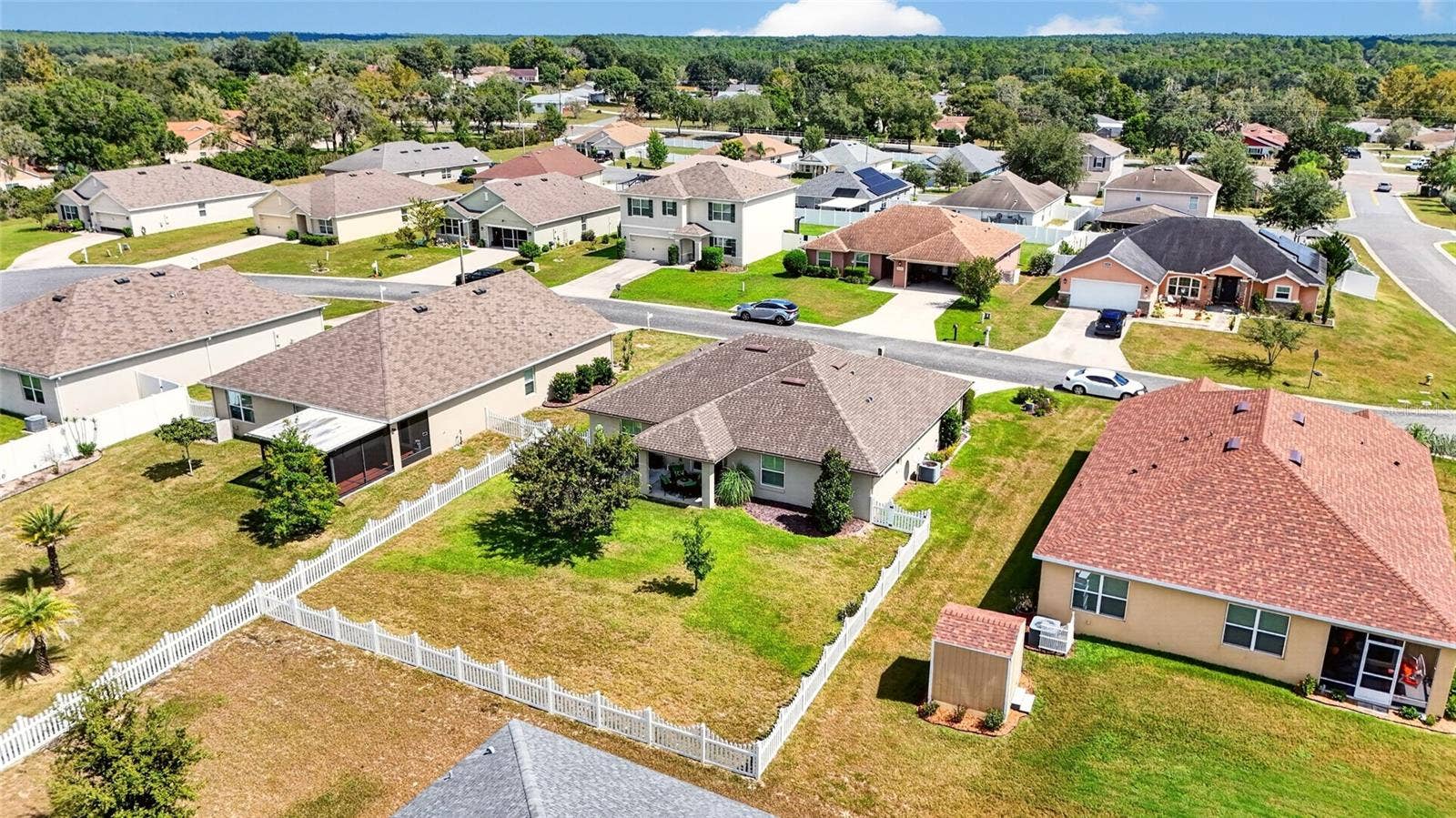 3464 N VONNEGUT POINT, Beverly Hills, FL 34465 Aerial of Back Yard