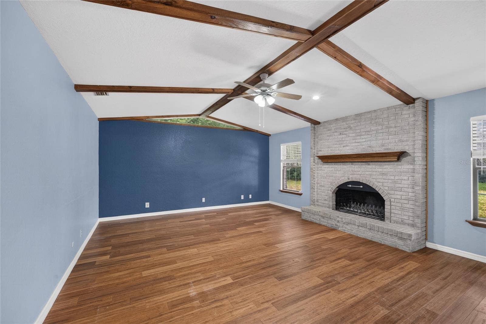 5200 SW 31ST STREET, Ocala, FL 34474 Living Room with Fireplace
