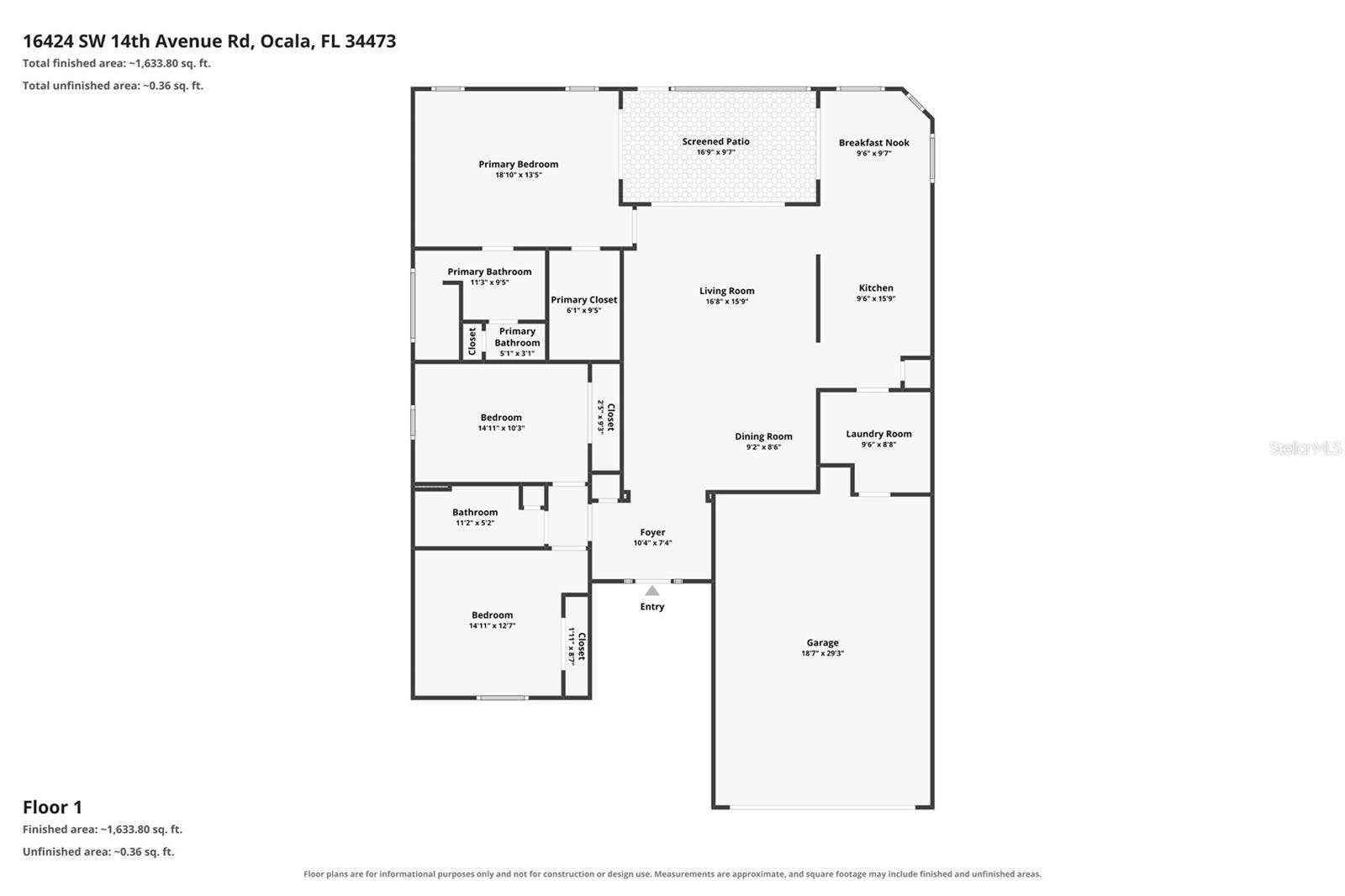 16424 SW 14TH AVENUE ROAD, Ocala, FL 34473 16424 SW 14TH AVENUE ROAD, Ocala, FL 34473