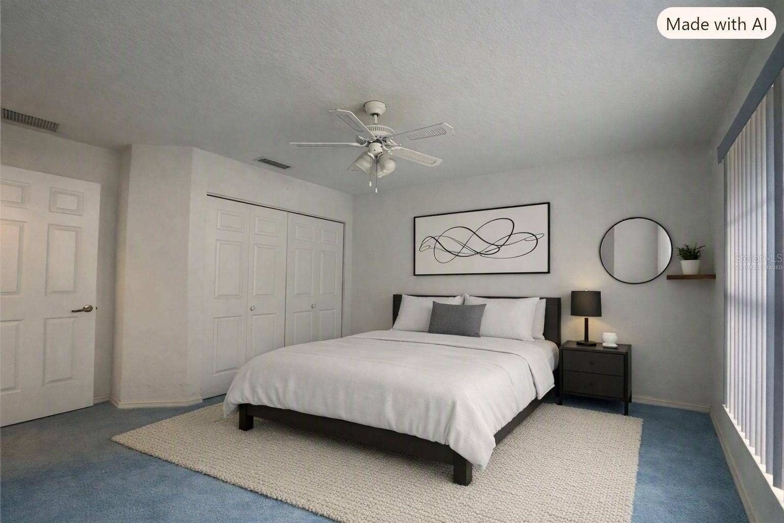 virtually staged-bedroom 2