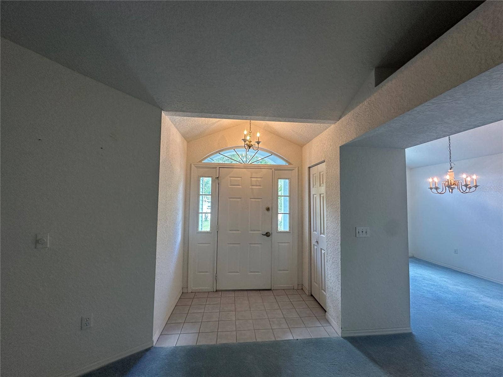 Entry with coat closet
