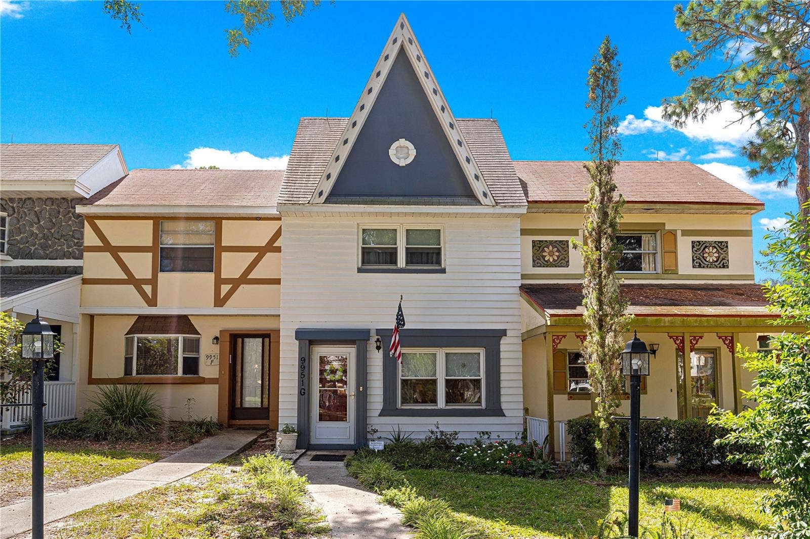 9951 SW 88TH COURT ROAD, #G, Ocala, FL 34481 Front of townhome
