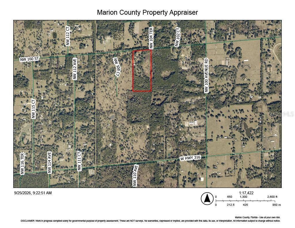 NW 160TH STREET, Reddick, FL 32686