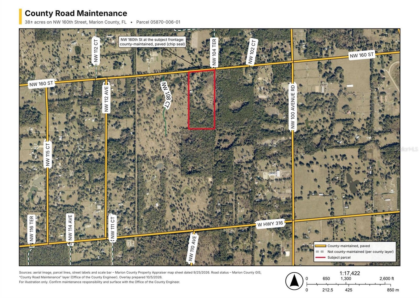 NW 160TH STREET, Reddick, FL 32686