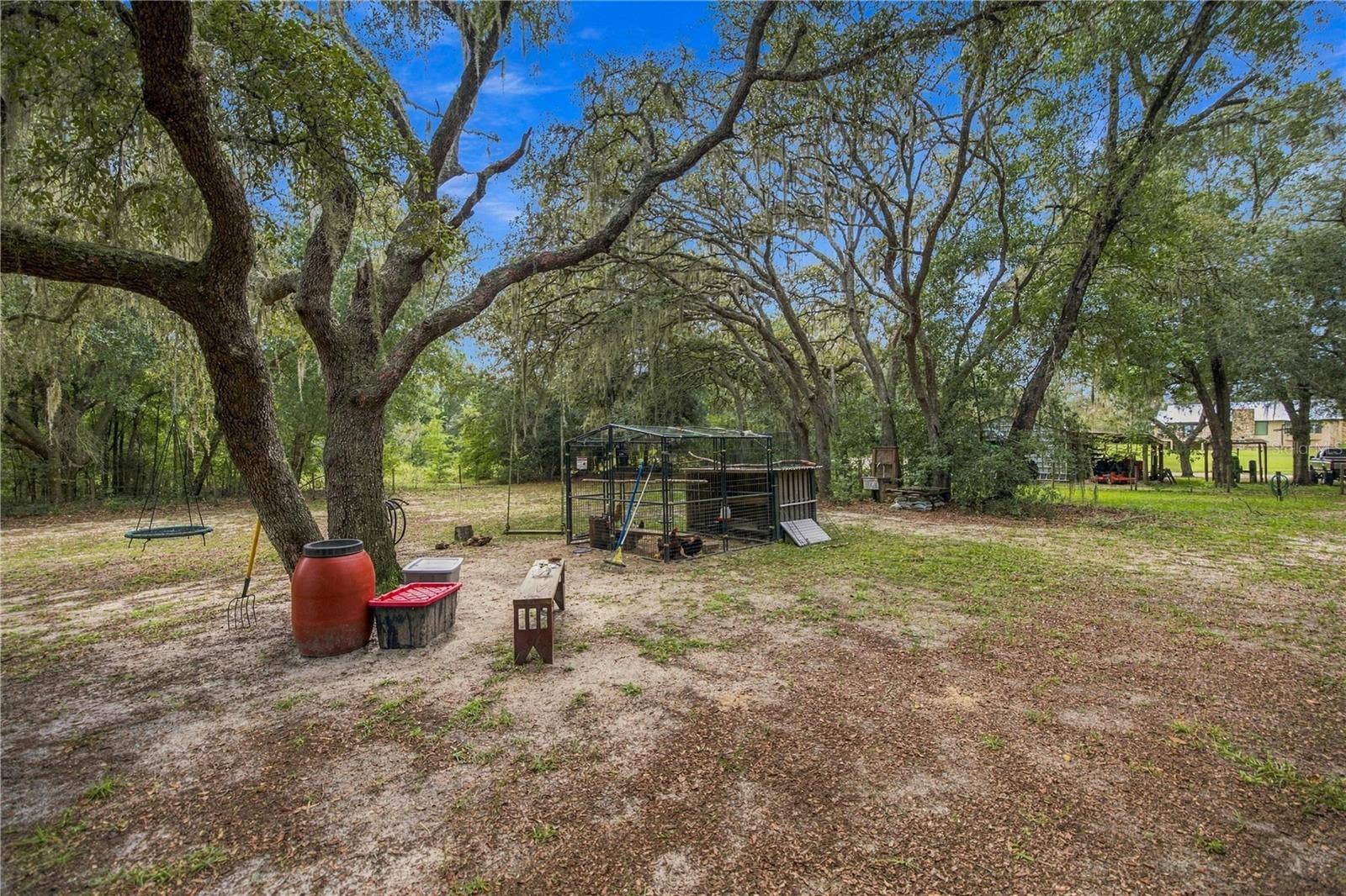 7910 SW 202ND COURT, Dunnellon, FL 34431 SHADY OAK & PICNIC AREA. CHICKEN COOP NOT INCLUDED.