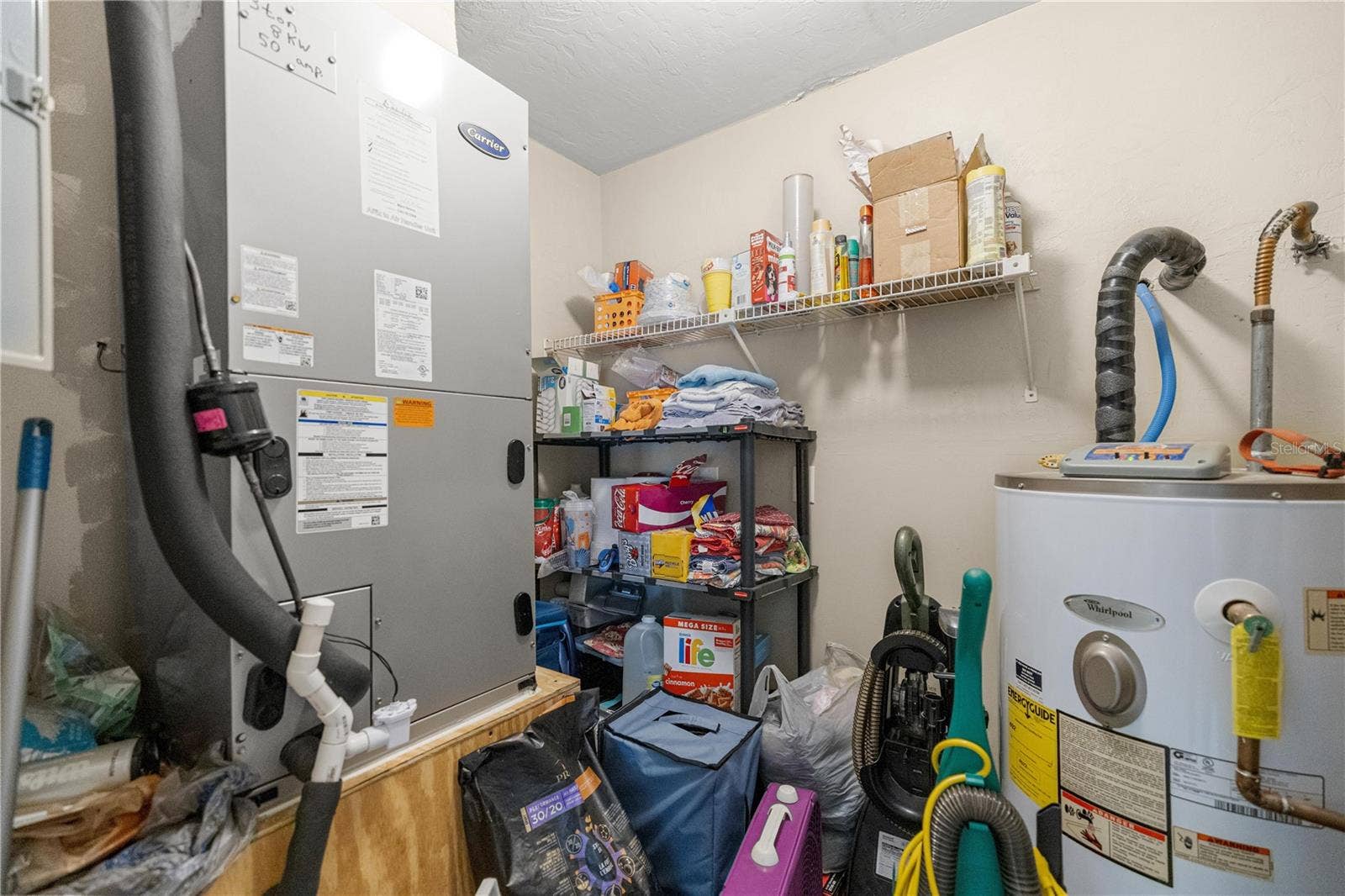 7910 SW 202ND COURT, Dunnellon, FL 34431 LIVING AREA STORAGE WATER HTR & AC CLOSET