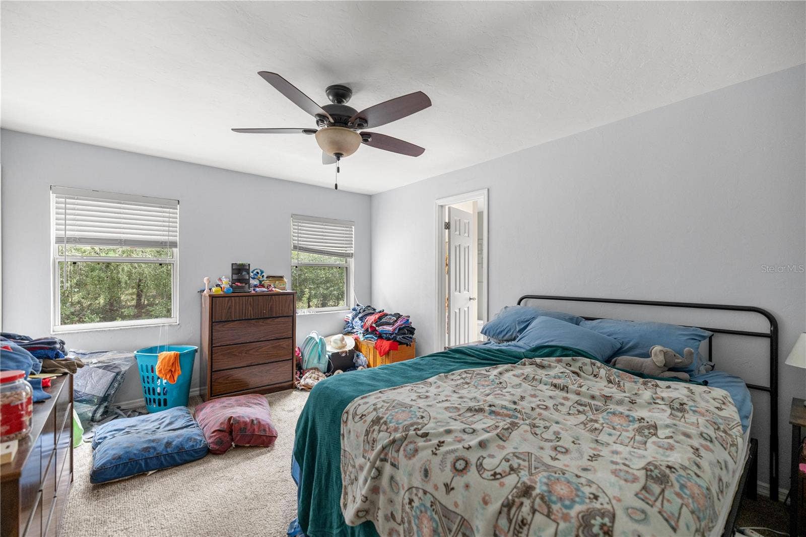 7910 SW 202ND COURT, Dunnellon, FL 34431 MASTER BEDROOM FROM HALL DOOR TO EN SUITE DOOR