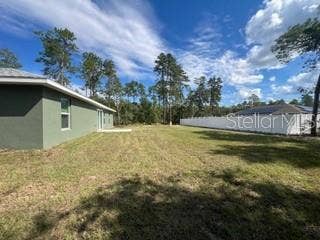 large backyard