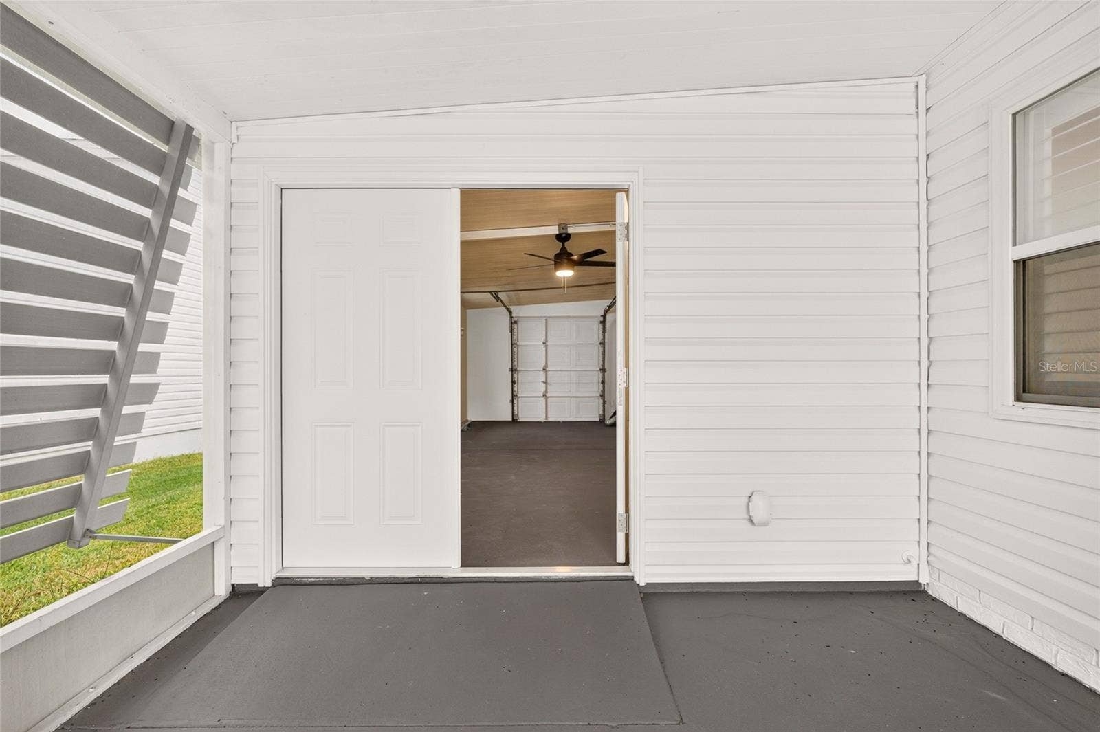 Screened Porch to Golf Cart Garage