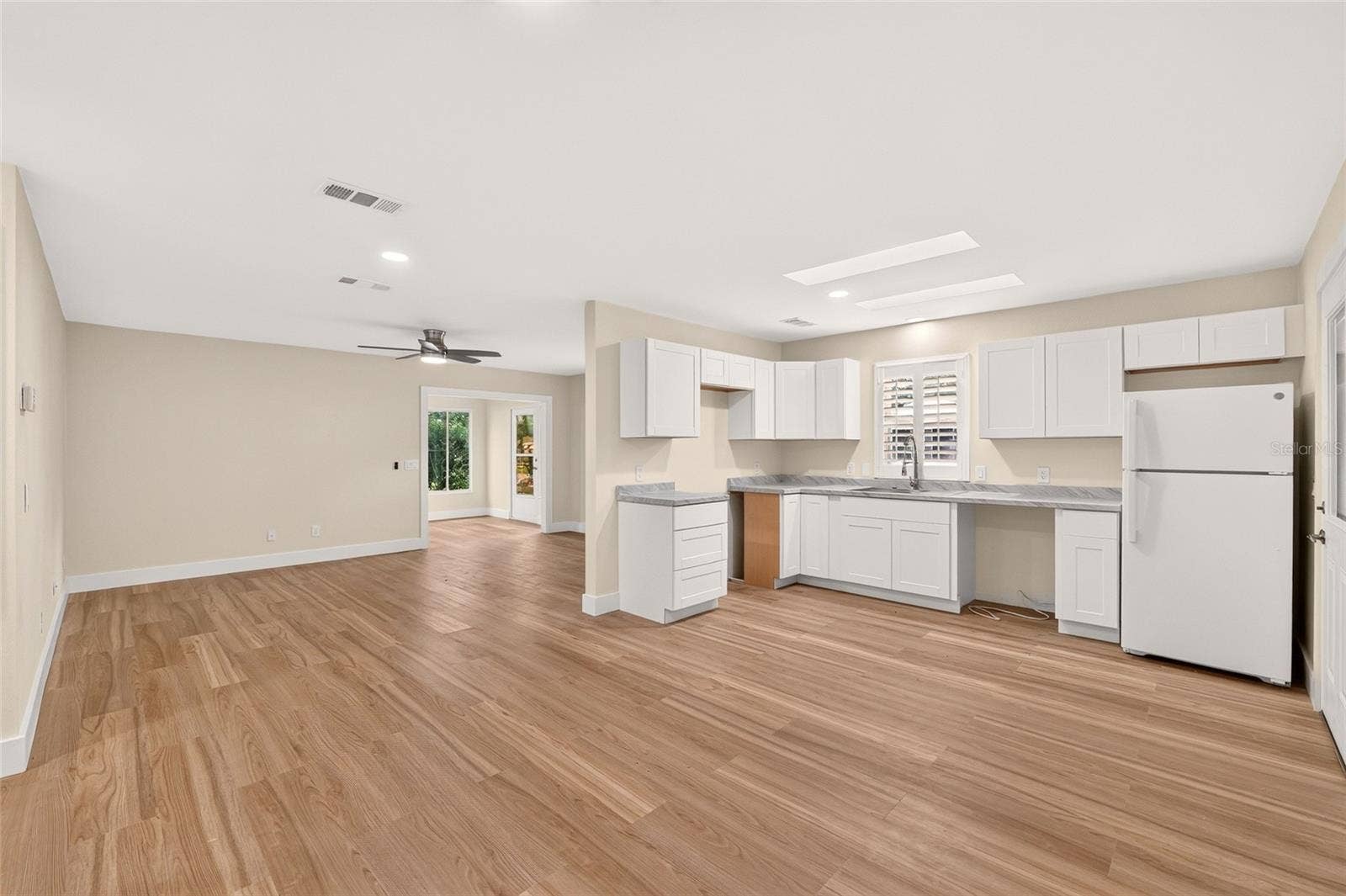 Open Kitchen and Living Area
