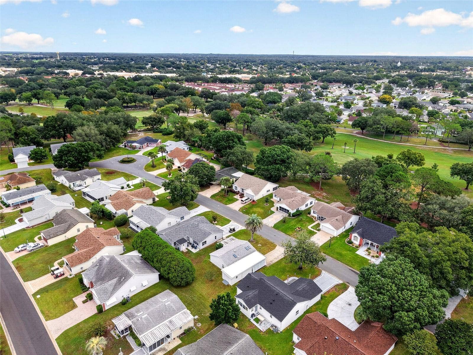 Aerial Neighborhood View