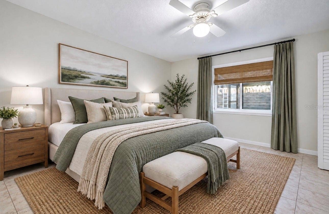 Primary suite, virtually stage for decoring ideas