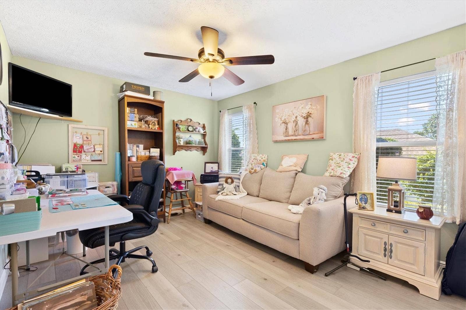 17432 SE 112TH COURT, Summerfield, FL 34491 Second bedroom currently used as a craft room.