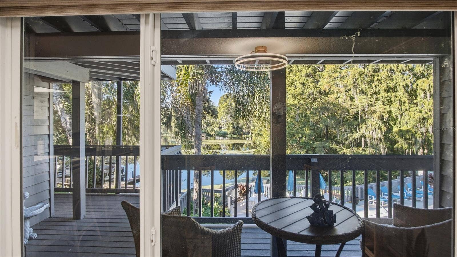20820 RIVER DRIVE, #B25, Dunnellon, FL 34431 Looking out living room window water view