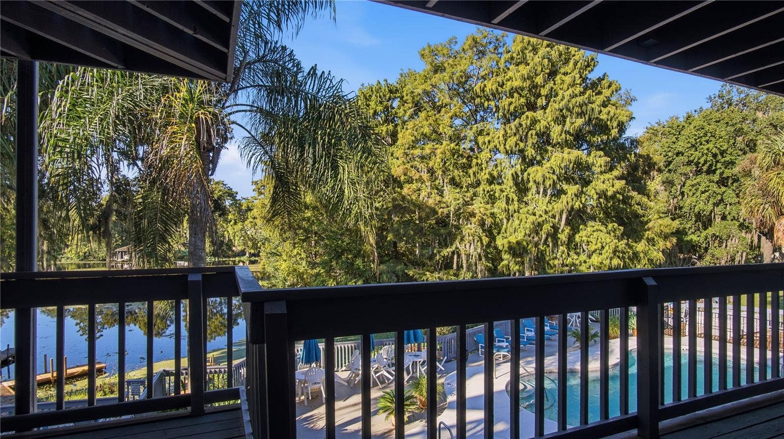 20820 RIVER DRIVE, #B25, Dunnellon, FL 34431 Pool & Water view from your balcony