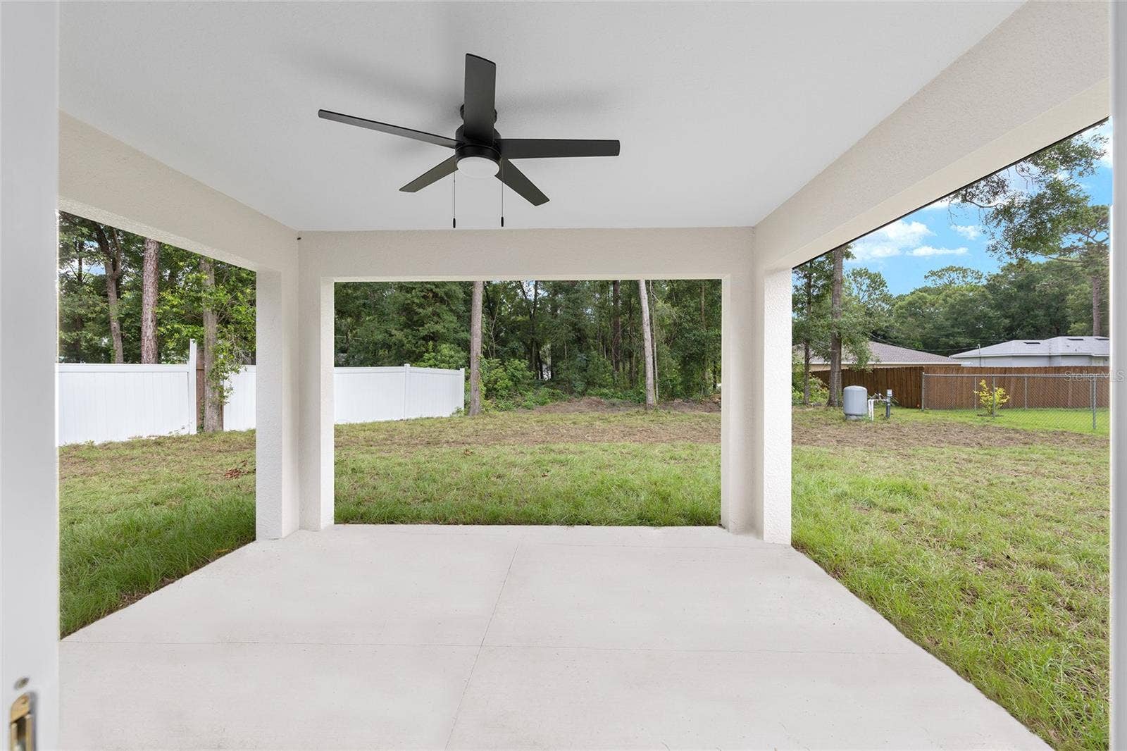 Rear Covered Patio