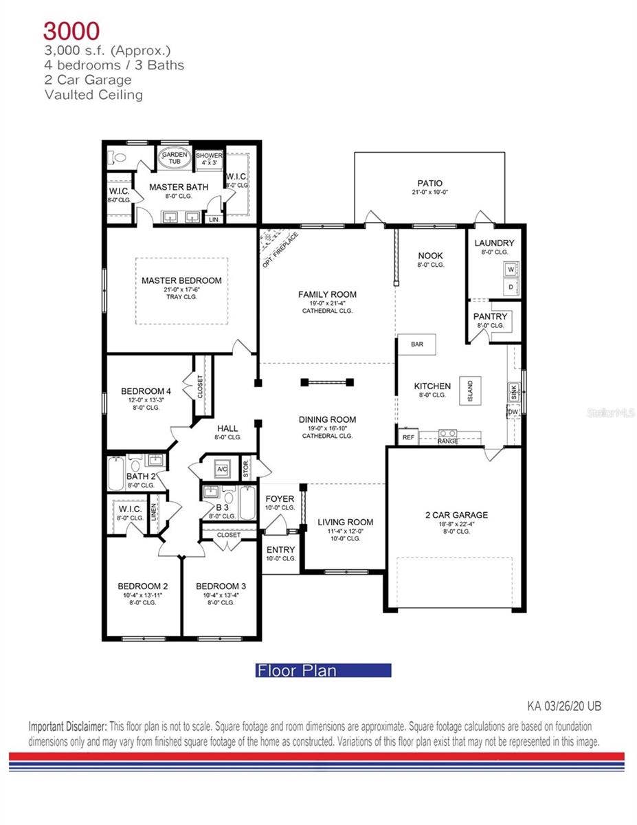 13402 SW 64TH STREET ROAD, Ocala, FL 34481 HOME WILL HAVE A 3 CAR SIDE ENTRY GARAGE!