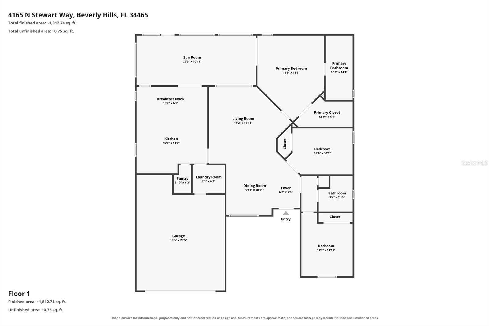 4165 N STEWART WAY, Beverly Hills, FL 34465 4165 N STEWART WAY, Beverly Hills, FL 34465