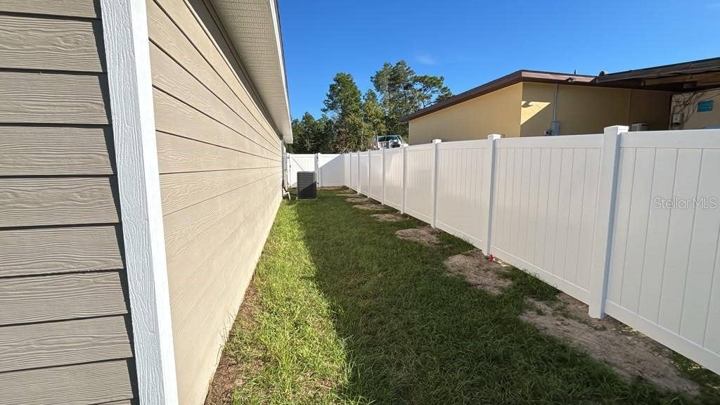 Newly installed Fence