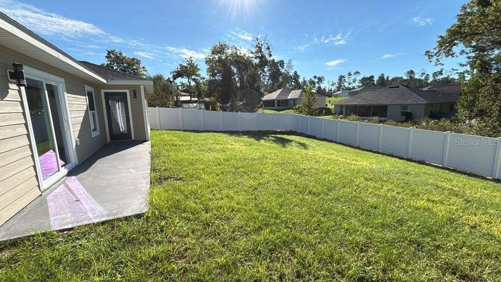 Newly installed Fence