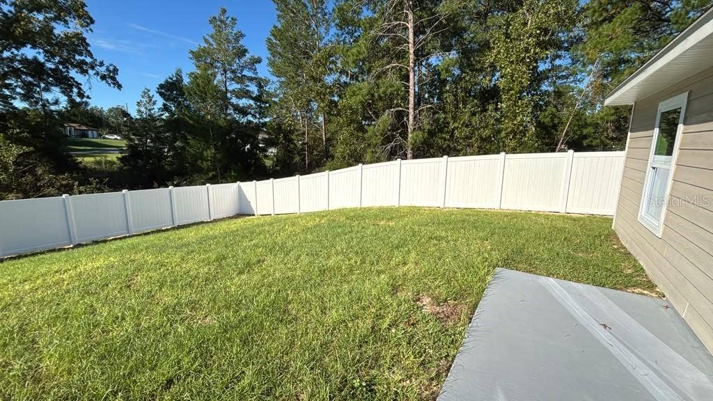 Newly installed Fence