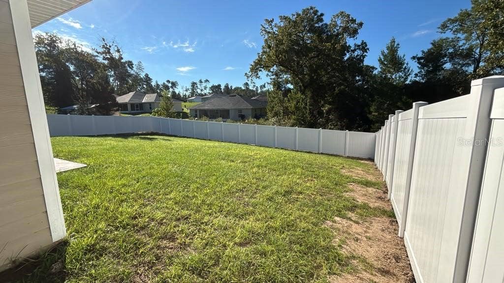 Newly installed Fence